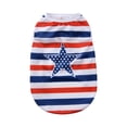 thumbnail image 3 of Yhmxh American Flag Striped Star Dog Vest, Breathable Mesh Sleeveless Pet T-Shirt, Patriotic USA Themed Puppy Clothes for Independence Day, Summer Daily Walking and Holiday Party Dress Up, 3 of 7