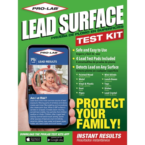 Pro Lab Instant Results Test Strips Lead Surface Test Kit (2-Pack) LS104