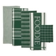 thumbnail image 4 of Asst Dark Green Foodie Dishtowel And Dishcloth 5 Piece, 4 of 4