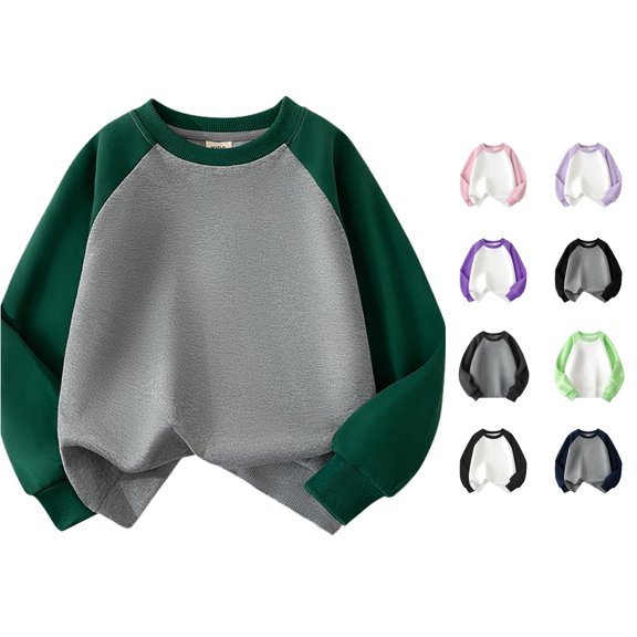 HCYSFG Boys Color Block Hoodies Long Sleeve Hooded Kangaroo Pocket Relaxed Fit Drawstring Ribbed Pullovers Everyday Sweatshirts
