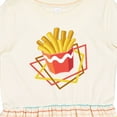 thumbnail image 4 of Inktastic French Fries for Summer Girls Toddler Dress, 4 of 5