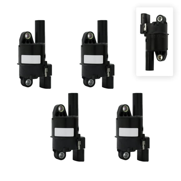 NEW (Bulked Packed) Set of 4 GM 12573190 IGNITION COILS For LS2 LS3 LS4 LS7 Engines