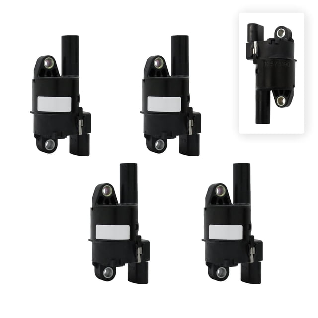 NEW (Bulked Packed) Set of 4 GM 12573190 IGNITION COILS For LS2 LS3 LS4 LS7 Engines