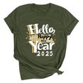 thumbnail image 2 of Styesk T-Shirts pour Femmes Haut à Manches Courtes Imprimé Col Rond, 2 of 4