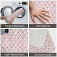 Cartoon Pink Rabbit Cute_A Bathroom Rugs Mat NonSlip Bath Mats for