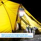 thumbnail image 5 of Linterna portátil para acampar al aire libre, Panel Solar USB, Mini linterna LED plegable, luz para tienda, 5 of 8