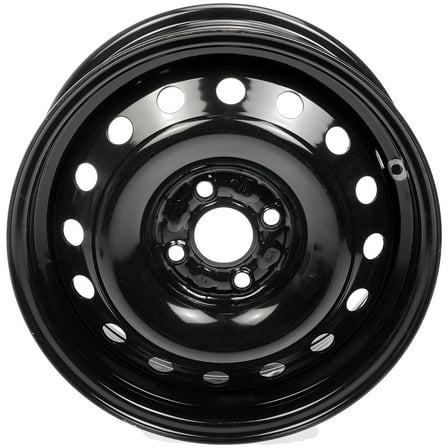 Dorman 939-246 Steel 15" Wheel Rim 15 x 6-inch 4-Lug Black, for Specific Chevrolet / Pontiac Models
