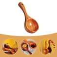 thumbnail image 2 of HEALEEP 1Set Long Handle Rice Scoop Wood Serving Soup for Household Users in Kitchen, 2 of 8