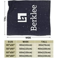thumbnail image 3 of Berklee College of Music Logo Fleece Blanket, Very Soft Microfiber Flannel Blanket for Couch Warm and Cozy for All Seasons, 3 of 6