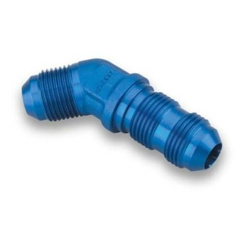 Earls Performance 983706ERL Fuel Hose Fitting 45 Degree 6 AN Bulkhead