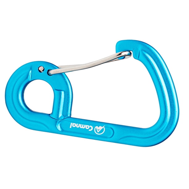 Advancent Clips de mosquetón Tecnología avanzada resistente al desgaste Operación simple Superficie lisa Mosquetón de alta resistencia para Escalada Azul