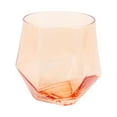 thumbnail image 3 of Just Feed Me by Jessie James Decker 4-Piece 15-Ounce Stemless Wine Glass Set, Peach Amber, 3 of 7