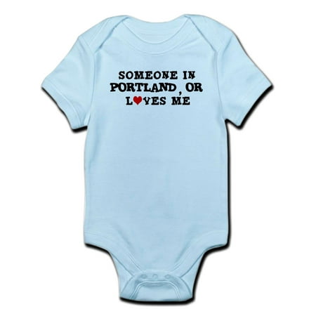 

CafePress - Someone In Portland Infant Creeper - Baby Light Bodysuit