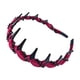 thumbnail image 3 of Diadema sencilla con accesorios para el cabello, banda ondulada para regalar a adolescentes, mujeres y niñas. Rojo, 3 of 9