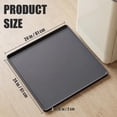 thumbnail image 2 of Mini Fridge Mat, 24"x24"X0.78" Mini Fridge Drip Trays Mat for Carpet Floor, Under Refrigerator Mat AC Conditioner Drip Pan, Silicone Mat for Refrigerators, Washing Machines, Dryers, Gray, 2 of 8