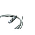 thumbnail image 4 of Cable de bloqueo combinado CTA Secure para ordenadores portátiles y tabletas, color plateado, 4 of 6