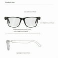 thumbnail image 4 of Multifunctional AI smart glasses with 160-language real-time translation and ChatGPT. Features HD calls and HiFi audio., 4 of 28