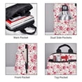thumbnail image 3 of Yiaed Rose Flowers Print Lightweight Backpack Travel Backpacks Hiking Daypack for Women Men, 3 of 5