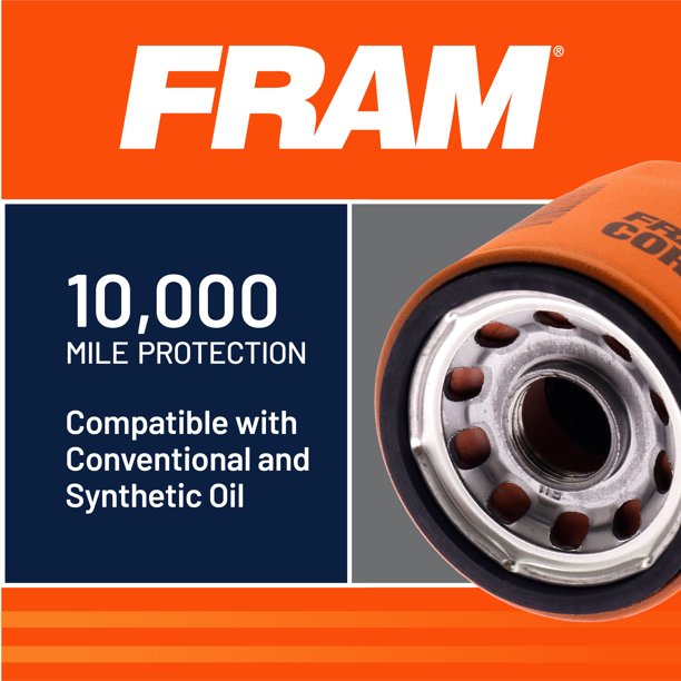 FRAM 12 pack Core Oil Filter, 6607, 10k Mile Protection, Fits