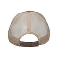 thumbnail image 2 of Valucap VC990 Contrast Stitch Cap-Brown/ Khaki, 2 of 3