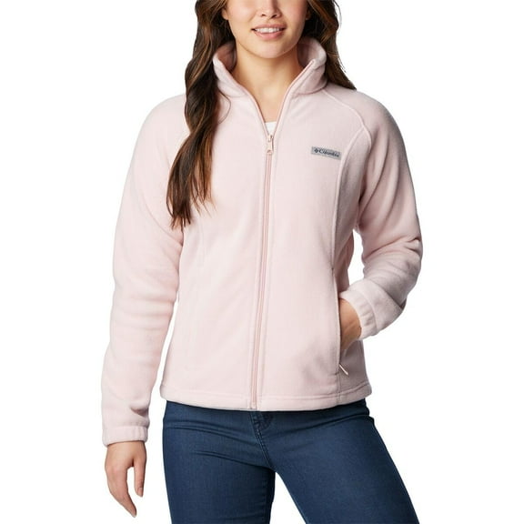 Columbia Women's Benton Springs Full Zip, Dusty Pink, 2X Plus