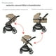 thumbnail image 4 of Carriola D Bebe Travel System King Con Autoasiento 1a Etapa Beige, 4 of 7