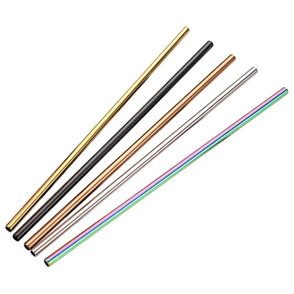 Clearance! Stainless Steel Straws, Yoaney Stainless Steel Reusable Metal for 30 Oz & 20 Oz Tumblers Cups Mugs Cold Beverage, Gold1