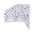 thumbnail image 5 of INSPIRE CHIC Women's Geometric Printed Cotton Linen Scarves, Retro Lace Trim Square Headscarf Neckerchief 23.6x23.6" Geometric-2-White, 5 of 6