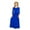 Blue, variant on PINQI 2-10 Years Kids Toddler Girls Dress Above Knee Dress Long Sleeve Solid Long Dress Princess Dress Winter Long Sleeve Princess Pageant Dress(Wine,7-8 Years)