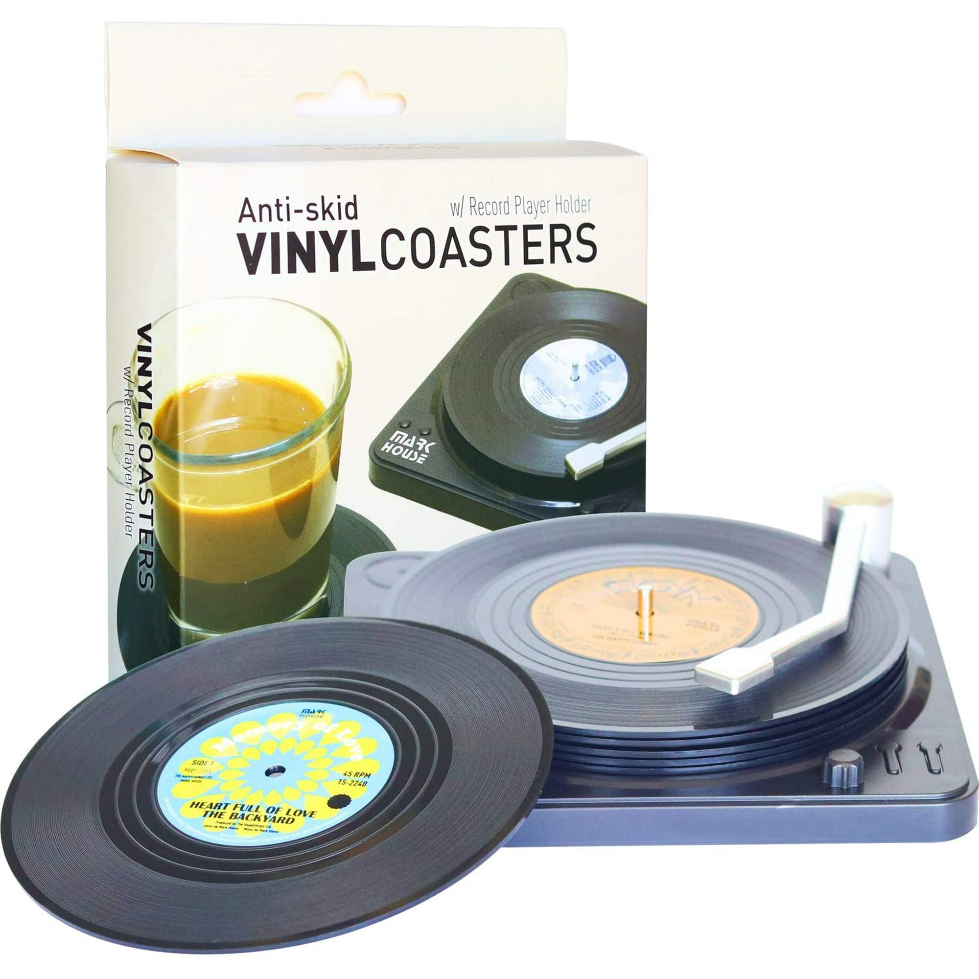 Funny Retro Vinyl Record s for Drinks with Vinyl Record Player Holder for  Music Lovers,Set of 6 Conversation Piece Sayings Drink ,Housewarming  Hostess Gifts, Wedding Registry Gift Ideas | Walmart Canada