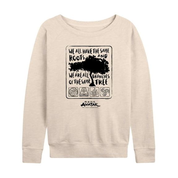 Avatar - The Last Airbender - Same Roots - Women's Lightweight French Terry Long Sleeve Shirt