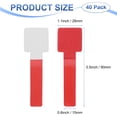 thumbnail image 3 of Uxcell 40-Pack Ataduras de Cable de Gancho y Bucle, 3.5 x 1.1 Pulgadas Organizador de Cables Autoadhesivo Ajustable para Escritorio [Rojo], 3 of 7