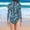 Green, variant on Women's Beach Vacation 3D Digital Print Fish Scale Long Sleeve One-Piece Swimsuit High Stretch Quick-Dry Beach Swimwear Purple M