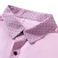 thumbnail image 4 of Kakii Men's Dress Shirts Long Sleeve Wrinkle-Free Business Casual Button Down Shirt, 4 of 6