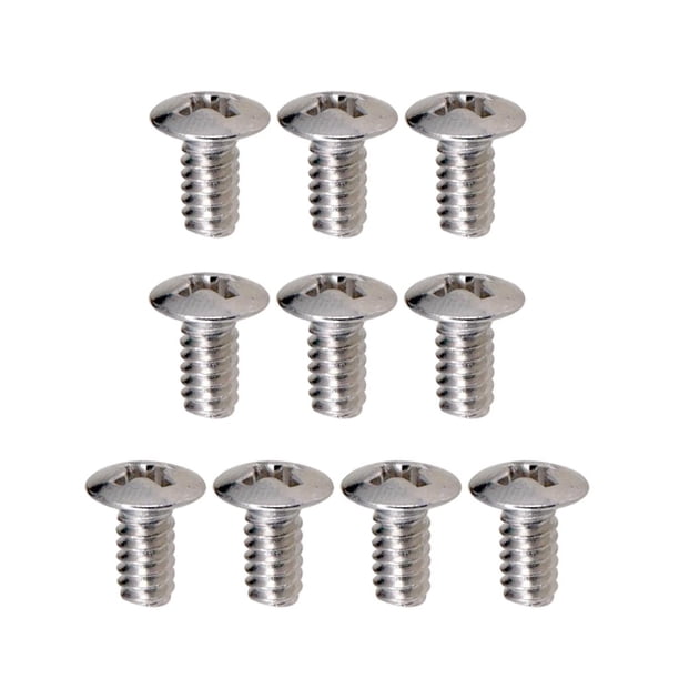 10PCS Tornillos fijos Yuyangstore Tuercas guitarra interruptor