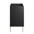 thumbnail image 3 of Vanity Cabinet (Sink not included), Black Gold, Wood, Metal, Hotel Bedroom Bathroom, Modern Contemporary HB35985, 3 of 9