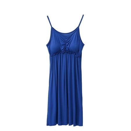 Tumotour Long Nightgowns For Women Dress Pajamas Loungewear Sleeveless Nightgown Sleepwear Chemise Lingerie Dress Tank Sleepwear Nightshirt