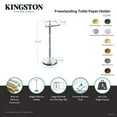 thumbnail image 5 of Kingston Brass CC2108 Freestanding Toilet Paper Holder in Brushed Nickel, 5 of 6