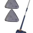 thumbnail image 4 of Triangle Swabber Microfiber Swabber Home Hardwood Floor Swabber for Microfibre Dust Stainless Steel Ceiling Blue, 4 of 9