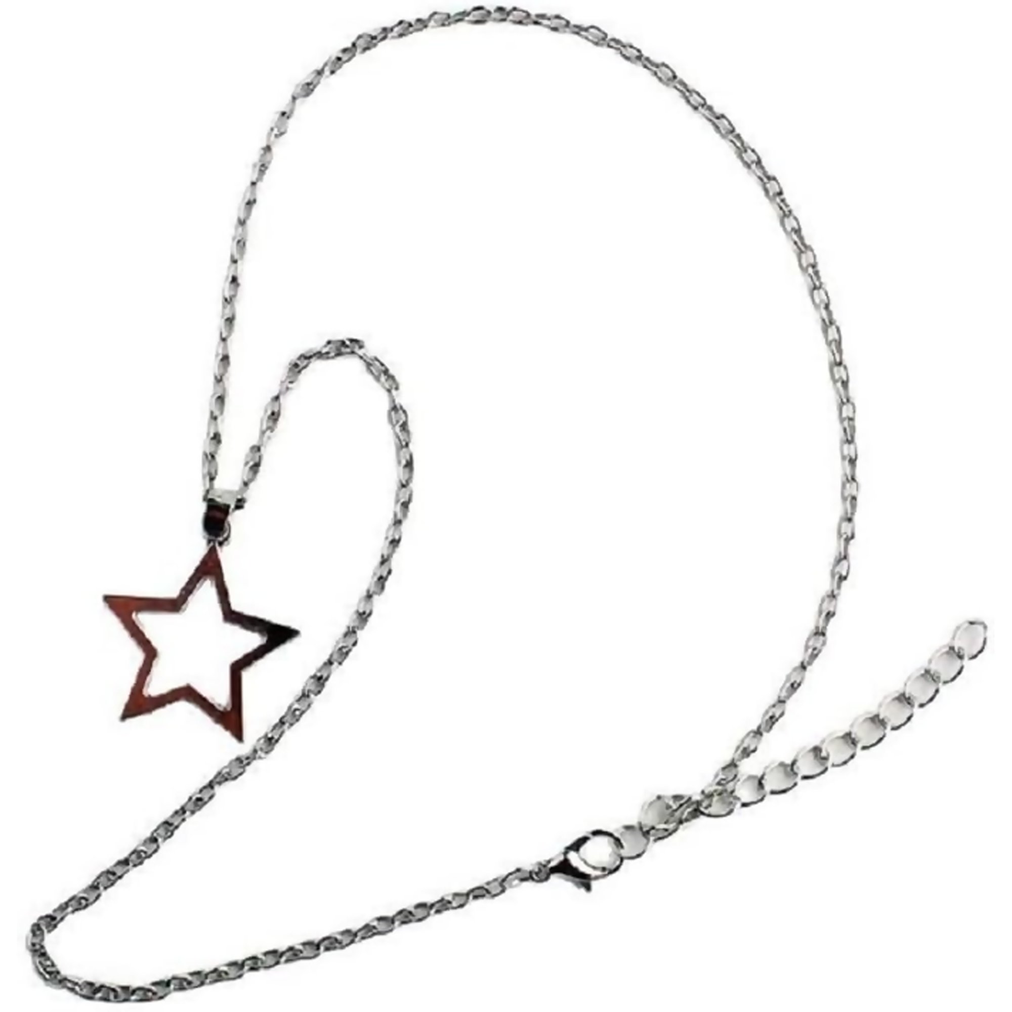 Dainty Hollow Layered Star Simple Choker Necklace for Women Delicate Stainless Steel Silver Plated Y2K Minimalist Star Pendant Necklaces Adjustable Chain Christmas Party Trendy Jewelry
