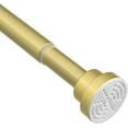 thumbnail image 1 of Gold Tension Curtain Rod – Adjustable 31-49 Inch, No-Drill Spring-Loaded Design, Non-Slip for Windows, Doorways & Bedrooms (1-Pack), 1 of 6