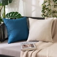 thumbnail image 2 of Fundas de Almohada MIULEE Impermeables Decorativas para Exterior 30x30 cm Azul, 2 of 7
