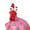 colour C, variant on Giunmcul My Order Colorful Silly Chicken Happy Expression Chicken Scene Party Decoration