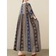 thumbnail image 5 of Vestido suelto de mujer con bolsillos Impreso Vintage Casual Holiday Beach Dress Romacci Vestido, 5 of 7