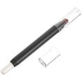 thumbnail image 1 of Eye Shadow Applicator Stick Dual End Brush for Girls Silver Abs Precision Blending 1Pcs, 1 of 5