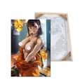 thumbnail image 2 of Impresión de Anime Comics juego póster Sexy chica desnuda Maki Oze Fire Force arte de la pared lienzo pintura 50x70 60x90cm decoración del dormitorio imagen QYM unisex, 2 of 2