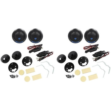 (2) Pairs Rockville RT6 1" Silk Dome Neo Swivel Tweeters, 480 Watts