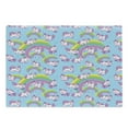 thumbnail image 1 of Unicorn Cutting Board, Repeating Pattern Beast Purity Grace Friendship Graphic Art, Decorative Tempered Glass Cutting and Serving Board, Large Size, Multicolor, by Ambesonne, 1 of 1