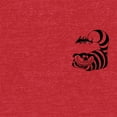 thumbnail image 2 of Men's Alice in Wonderland Cheshire Cat Pocket Sketch Graphic Tee Red Heather 2X Large, 2 of 5
