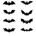 thumbnail image 2 of Xihbxyly Pegatinas de Pared de Halloween, Diseño de Murciélagos y Ojos Brillantes, Decoraciones de Escenas de Terror, Uso Interior y Exterior, Decoración de Habitación Espeluznante, Fáciles de Despeg, 2 of 7